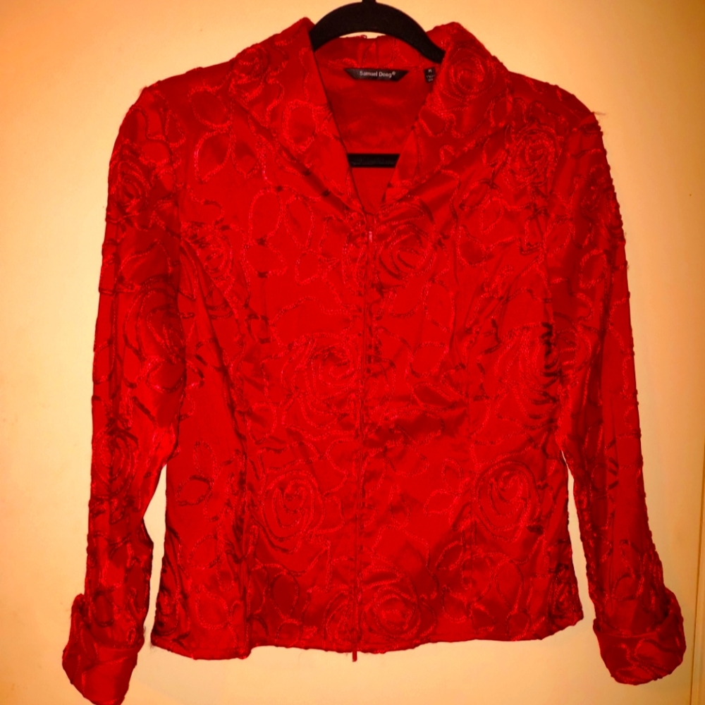 Samuel Dong red jacket